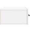 Wall-mounted Bedside Cabinet White - Stylish Storage Solution