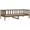 Day Bed Honey Brown 90x190 cm Solid Wood Pine - Versatile & Sturdy