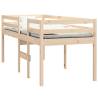 High Sleeper Bed 90x200 cm - Solid Wood Pine | HipoMarket