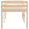 High Sleeper Bed 90x200 cm - Solid Wood Pine | HipoMarket