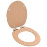 WC Toilet Seat with Soft Close Lid MDF Bamboo Design Quantity in Package 1 Design bamboo Soft close yes 