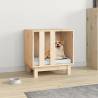 Dog House 50x40x52 cm Solid Wood Pine Colour natural Size 50 x 40 x 52 cm 