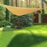 HI Sunshade Sail Triangular 3x3 m Beige Size 3 x 3 m 