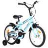 Kids Bike 16 inch Black & Blue - Safe & Stylish Ride