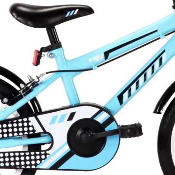 Kids Bike 16 inch Black & Blue - Safe & Stylish Ride