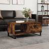 Elegant Smoked Oak Coffee Table - 90x50x40 cm | HipoMarket