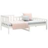 Day Bed White 90x190 cm | Solid Wood Pine | HipoMarket