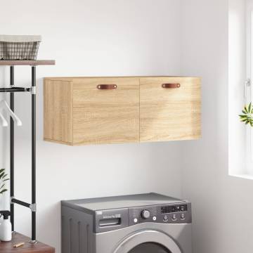 Sonoma Oak Wall Cabinet - Stylish & Space-Saving Storage