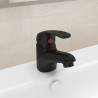 Basin Mixer Tap Black 13x10 cm Colour black 