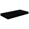 Floating Wall Shelves 4 pcs High Gloss Black - Stylish Display