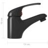 Basin Mixer Tap Black 13x10 cm - Stylish & Durable | HipoMarket