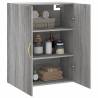 Wall Mounted Cabinet Grey Sonoma - Elegant Storage Solution