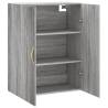 Wall Mounted Cabinet Grey Sonoma - Elegant Storage Solution