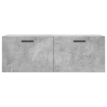 Concrete Grey Wall Cabinet 100x36.5x35 cm | Hipo Market