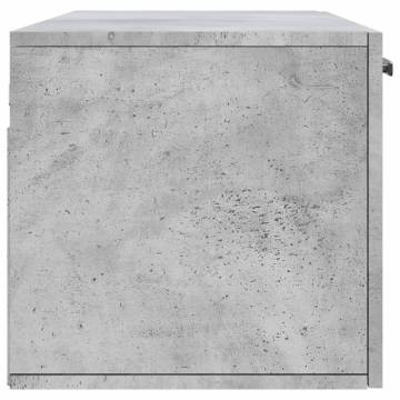 Concrete Grey Wall Cabinet 100x36.5x35 cm | Hipo Market