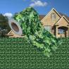 Garden Privacy Screens 4 pcs PVC 35x0.19 m Green Colour leaf pattern Size 35 x 0.19 m Quantity in Package 4 