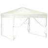 Folding Party Tent with Sidewalls Cream 3x3 m - Buy Now