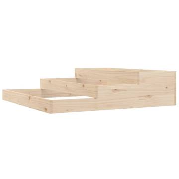 Planter 107x107x27 cm Solid Wood Pine - Stylish & Durable