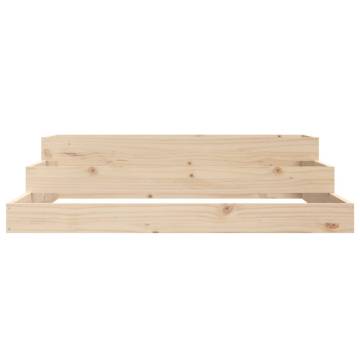 Planter 107x107x27 cm Solid Wood Pine - Stylish & Durable