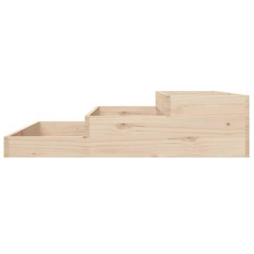 Planter 107x107x27 cm Solid Wood Pine - Stylish & Durable