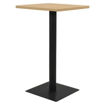 Elegant Oak Bistro Table - 78.5x78.5 cm | Hipo Market