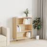 Bookcase Sonoma Oak 69.5x32.5x90 cm Engineered Wood Colour sonoma oak Quantity in Package 1 