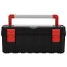 Tool Box Black and Red 65x28x31.5 cm - Durable Storage Solution