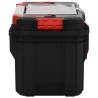 Tool Box Black and Red 65x28x31.5 cm - Durable Storage Solution