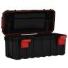 Tool Box Black and Red 65x28x31.5 cm - Durable Storage Solution