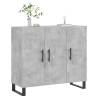 Modern Concrete Grey Sideboard | 90x34x80 cm | Hipomarket