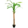 Lifelike Artificial Banana Tree with Pot - 180 cm Green