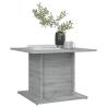 Stylish Grey Sonoma Coffee Table - Engineered Wood 55.5 cm