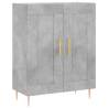 Sideboard Concrete Grey 69.5x34x90 cm - Hipomarket