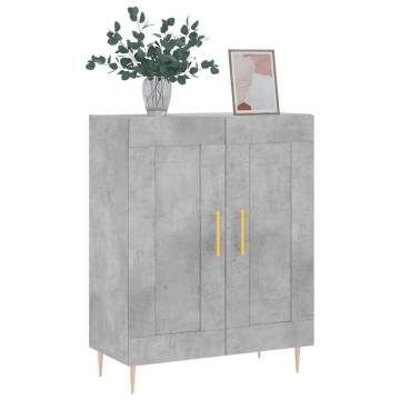 Sideboard Concrete Grey 69.5x34x90 cm - Hipomarket