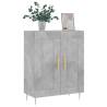 Sideboard Concrete Grey 69.5x34x90 cm - Hipomarket