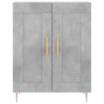 Sideboard Concrete Grey 69.5x34x90 cm - Hipomarket