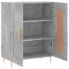 Sideboard Concrete Grey 69.5x34x90 cm - Hipomarket