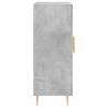 Sideboard Concrete Grey 69.5x34x90 cm - Hipomarket