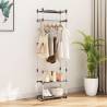 3-Tier Aluminium Clothes Rack in Silver - Space-Saving Design