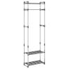 3-Tier Aluminium Clothes Rack in Silver - Space-Saving Design