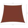 Terracotta Sunshade Sail - 4/5x4m Oxford Fabric | HipoMarket