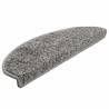 Stair Mats 10 pcs - Non-Slip & Washable - Grey 65x21x4 cm