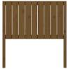 Honey Brown Solid Wood Bed Headboard - 95.5x4x100 cm