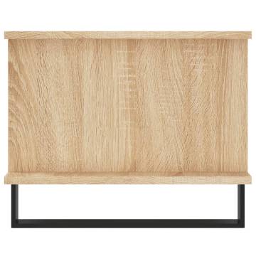 Elegant Sonoma Oak Coffee Table - 90x50x40 cm | HipoMarket