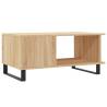 Elegant Sonoma Oak Coffee Table - 90x50x40 cm | HipoMarket