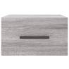 Wall-mounted Bedside Cabinets 2 pcs Grey Sonoma | HipoMarket