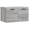 Grey Sonoma Wall Cabinet - 60x36.5x35 cm | HipoMarket