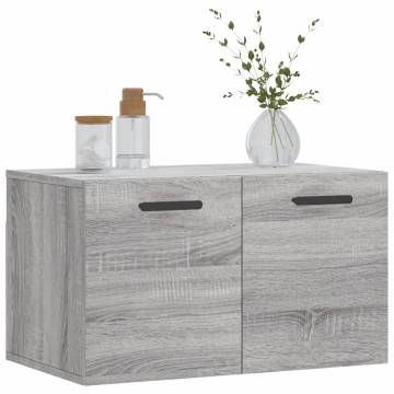 Grey Sonoma Wall Cabinet - 60x36.5x35 cm | HipoMarket