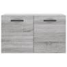 Grey Sonoma Wall Cabinet - 60x36.5x35 cm | HipoMarket