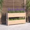 Planter 112x25x66 cm Solid Wood Pine Colour natural Size 112 x 25 x 66 cm Quantity in Package 1 